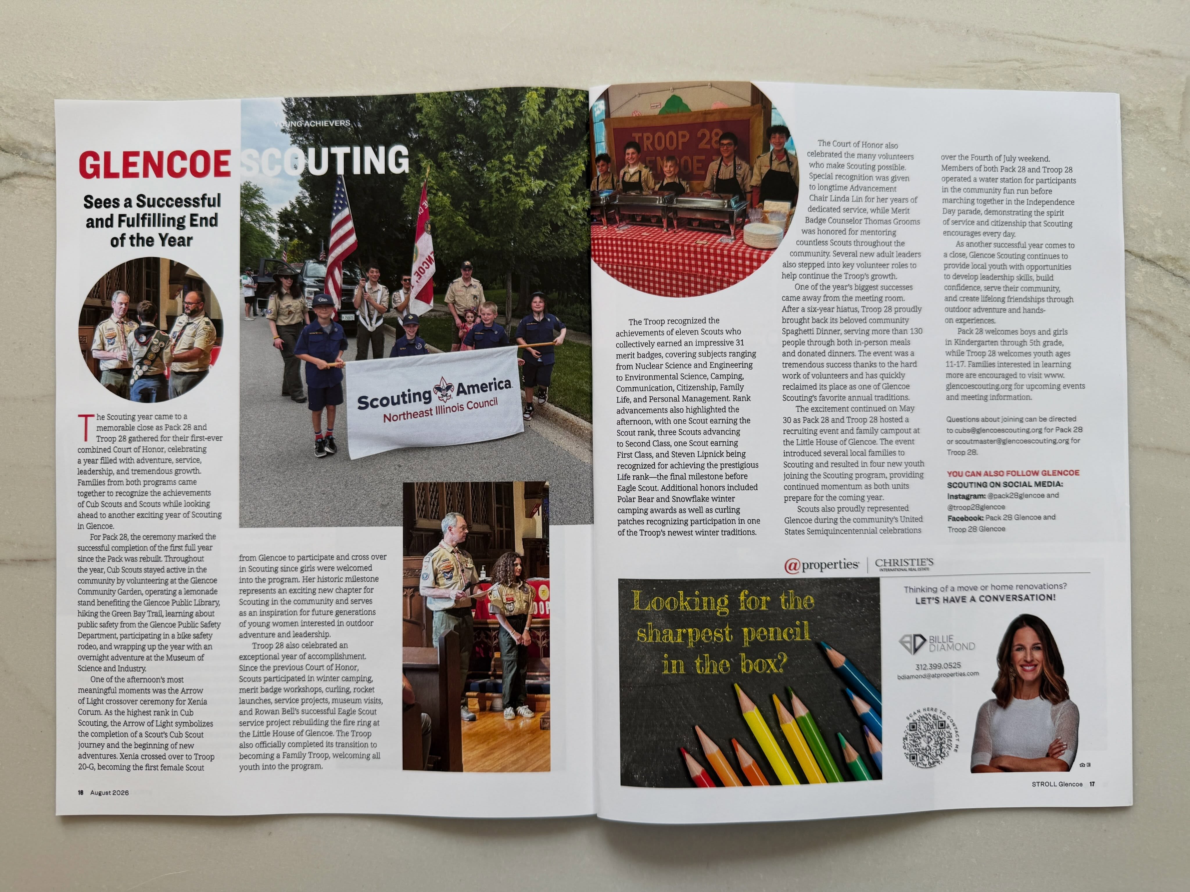 Thanks to @strollglencoe for a great summary of our Scouting year with @pack28glencoe