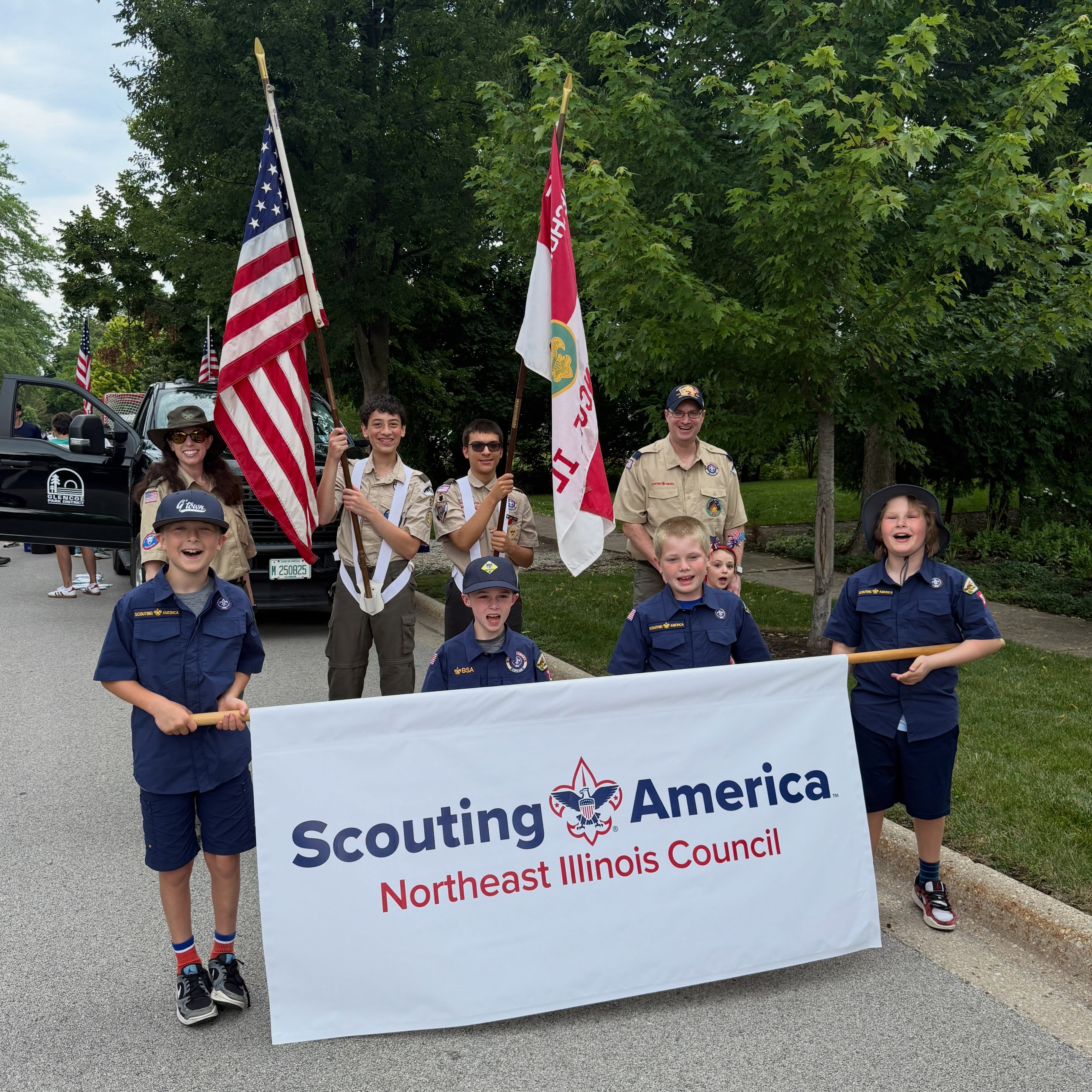 Ready to march with @pack28glencoe